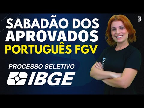 Portuguese | FGV Questions | IBGE Exam