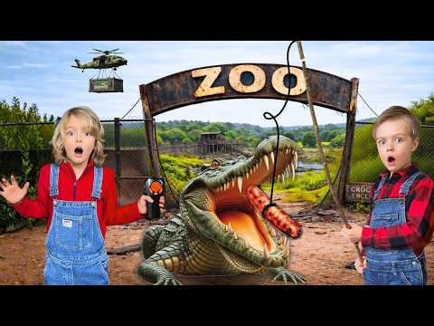 Crocodiles Escaped The Zoo!  Can We Catch Them?