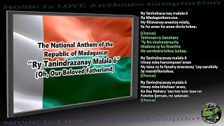 Madagascar National Anthem &quot;Ry Tanindrazanay Malala ô&quot; INSTRUMENTAL with lyrics