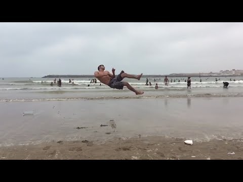 youssef el kazini Entrainement à la plage( تدريبات على الشاطئ )