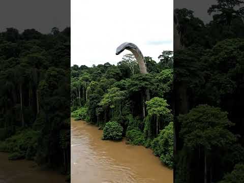 They finally captured it on camera in the Amazon... #titanoboa