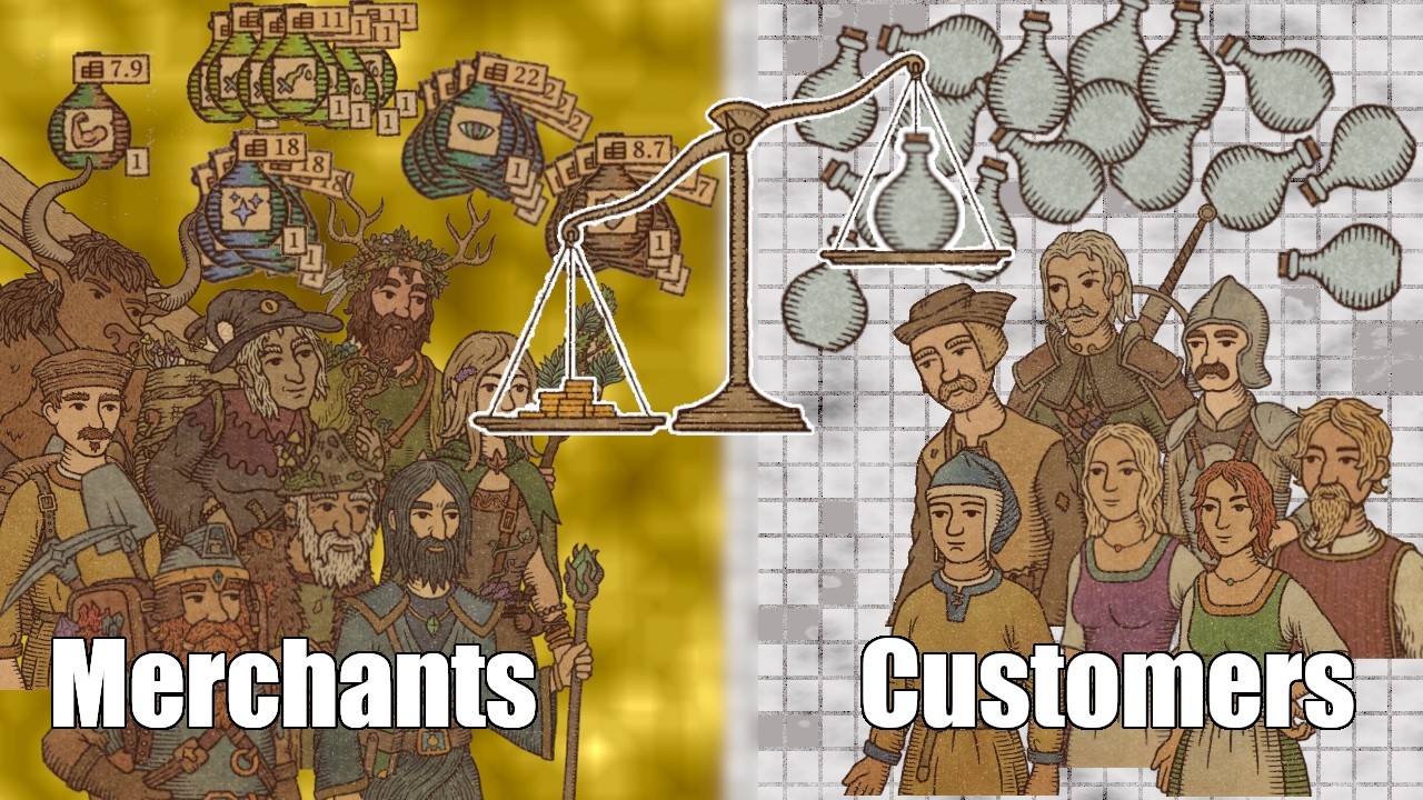 Shafting Customers in Suffering mode -- Potion Craft 2.0