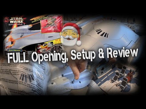 OPENING a 22 year old STAR WARS 3.75 Vehicle | Naboo Royal Starship | Nubian Blockade Runner