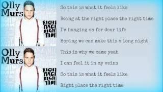 Olly Murs - Right Place Right Time (With Lyrics)