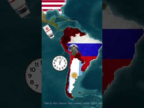 🌎 What If Russia and Brazil Swapped Places? #whatif #geography