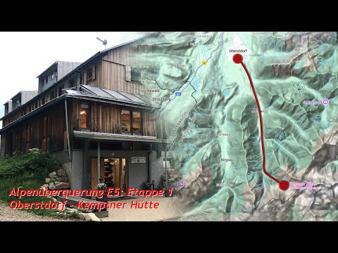 Alpenüberquerung E5 2025 - Folge 1/6 - Oberstdorf - Kemptner Hütte