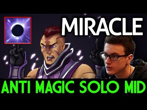 Miracle- Dota 2 [Anti Mage] Anti Magic with Solo Mid