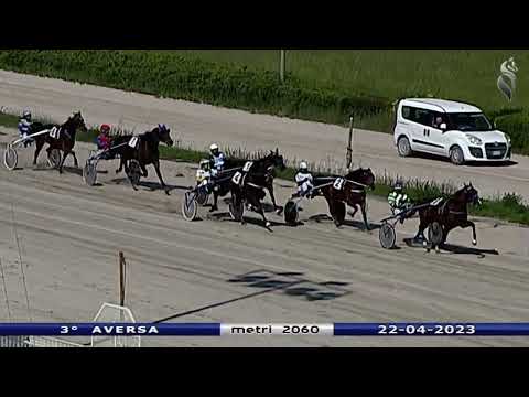Aversa trotto 22 Aprile 2023 - 3° Corsa