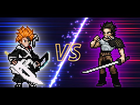 Ichigo Fullbring Bankai VS Yami Sukehiro Black Magic Jump Force Mugen v10