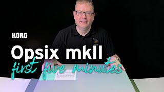 Video thumbnail for Getting started with the Opsix mkII - your first five minutes by Korg UK