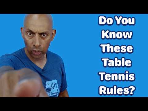 Table Tennis Rules You’re Probably Getting Wrong
