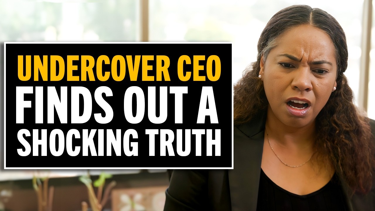 CEO Goes Undercover And Reveals A Shocking Truth