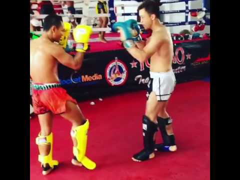 センチャイVS大和哲也　スパーリング