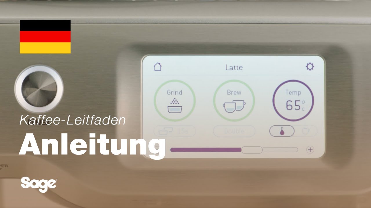 Anpassen von Milchtemperatur und -textur