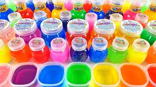 Satisfying l Mixing All My Slime Smoothie l Making Glossy Slime ASMR RainbowToyTocToc Mp4 3GP & Mp3