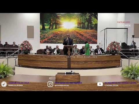 CULTO AO VIVO IEAD  - COADREN 2023 BARRA DO BUGRES (16/09/23)