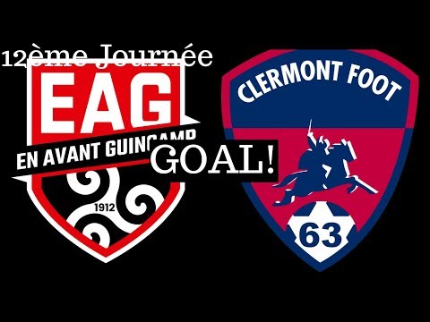 Guingamp - Clermont Foot 63 [1-2] (Goal 90+3') by Nolan Roux