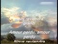 amour perdu - adamo- lyrics en francais 