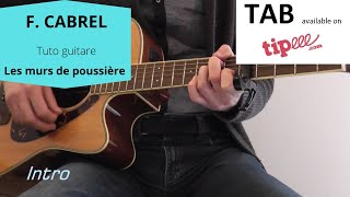 LES MURS DE POUSSIERE - F. CABREL (TUTO GUITARE)