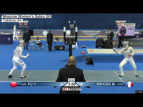 2019 676 T64 06 F S Individual Moscow RUS GP BLUE RIFKISS FRA vs FU CHN