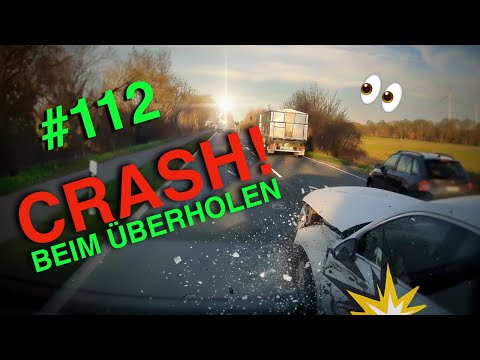 NEDK - Episode 112 - Crash while overtaking! Dumber than the police allow - illegal overtaking!