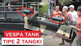 Download lagu Vespa Sebesar Mobil Pick up | Pengiriman ke Kota Ngawi #vespatank mp3