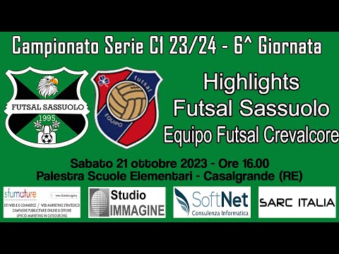 Futsal Sassuolo - Equipo Futsal Crevalcore | Highlights | G6 Serie C1 2023/24