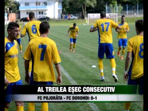 Sport   Nou-promovată FC Pojorâta, al treilea eşec cosecutiv FC Pojorâta -- Dorohoi: 0-1