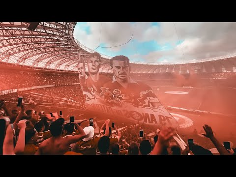 "RECEBIMENTO HISTÓRICO DA GUARDA POPULAR NO GRENAL 441  (É DE ARREPIAR)" Barra: Guarda Popular &bull; Club: Internacional