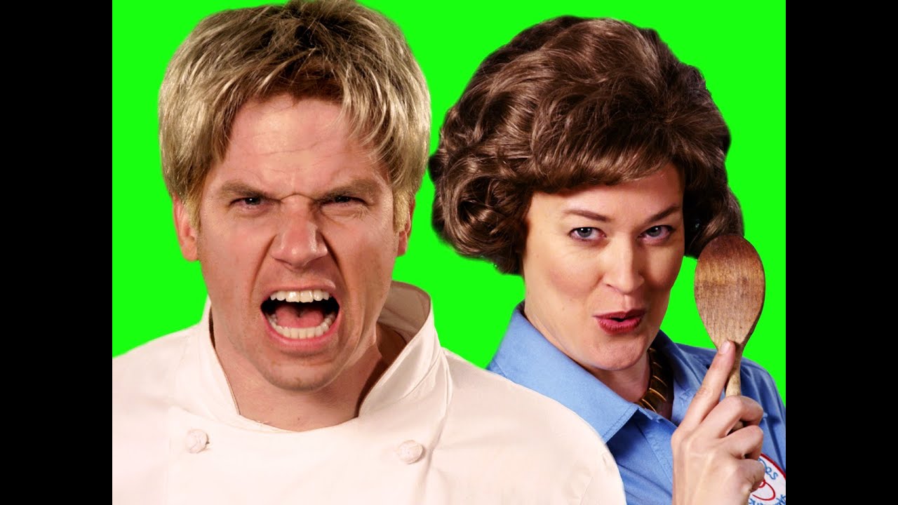 Gordon Ramsay vs Julia Child. ERB Behind the Scenes