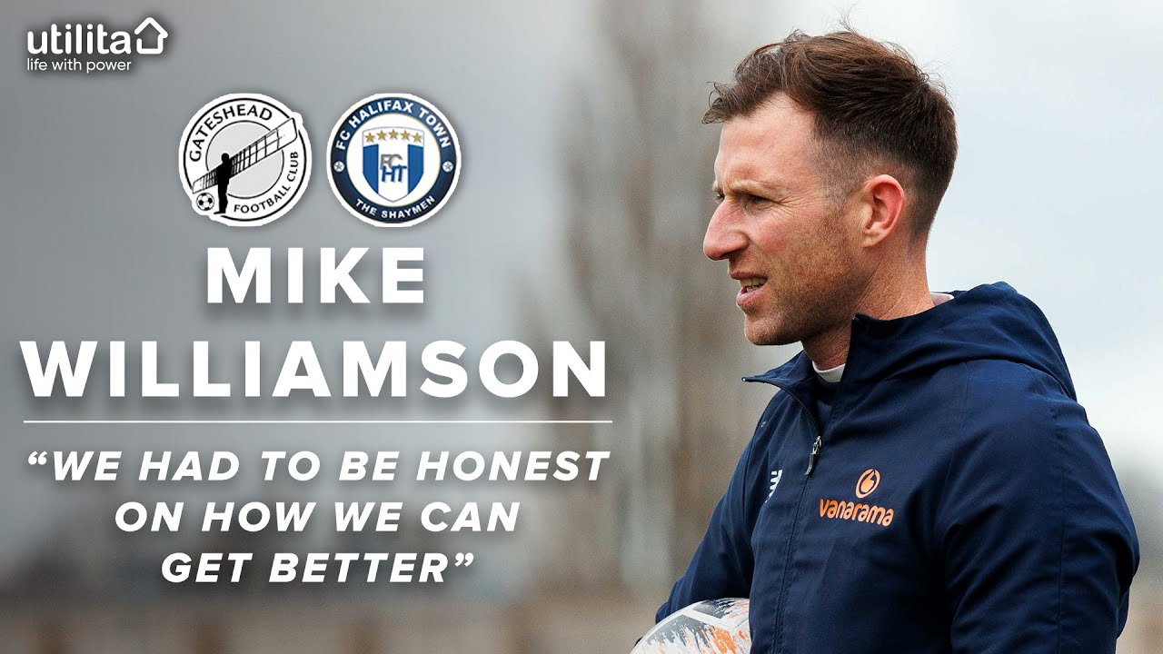“We’ll get a reaction” 👊 | Mike Williamson speaks pre-Halifax Town | UTILITA PREVIEW