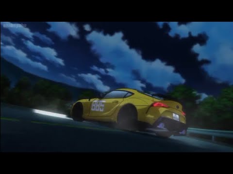 Keisuke's GR Supra touge run in Akagi - MF Ghost season 3 EP6 (30) 
