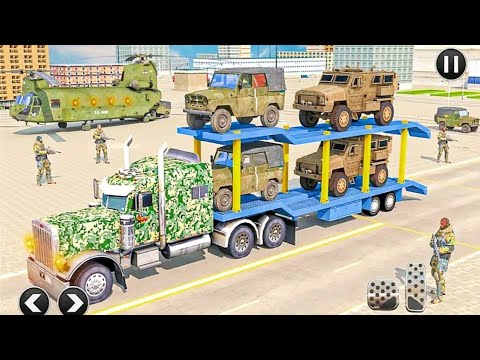 US Army Truck Driving 2021 - Driv Army Trucks and Vehicles Complete Transport Missions-Android Game