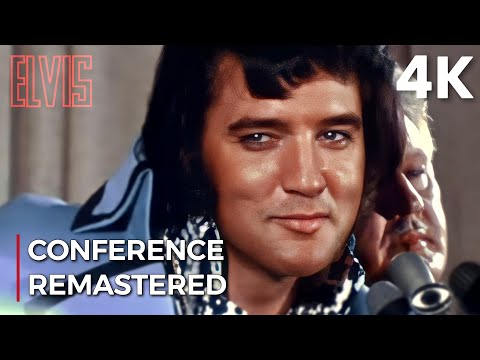 Elvis Presley gives a Press Conference in 4K (Fragment) Remastered | June 9, 1972 | New York Hilton