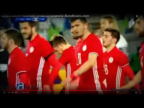 georgia-latvia 5-0 all goall !!