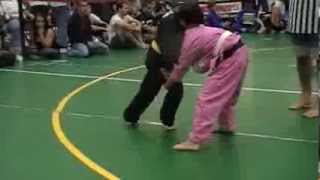 preview picture of video 'Grayson vs. pink girl in gi on  9 28 in  jax at the Sunshine State BJJ Tournament'