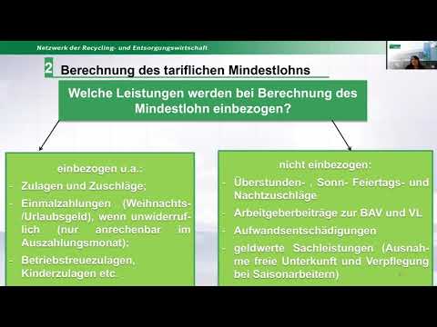 Annette Reber, bvse: Mindestlohn in der Abfallwirtschaft