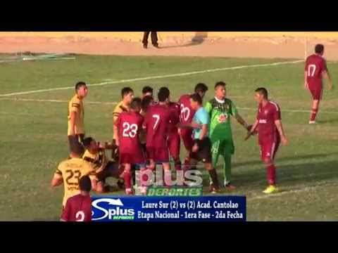 LAURE SUR (2) vs (2) ACAD.CANTOLAO - ETAPA NACIONAL 1ERA FASE - 2DA FECHA.