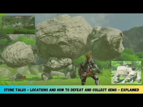 All STONE TALUS locations and how to kill and earn money from it - Zelda breath of the wild