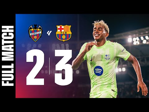 FULL MATCH | LEVANTE 2 vs 3 FC BARCELONA | LALIGA 2025/26 MD02 🔵🔴
