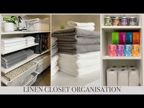 IKEA LINEN CLOSET ORGANIZATION Video