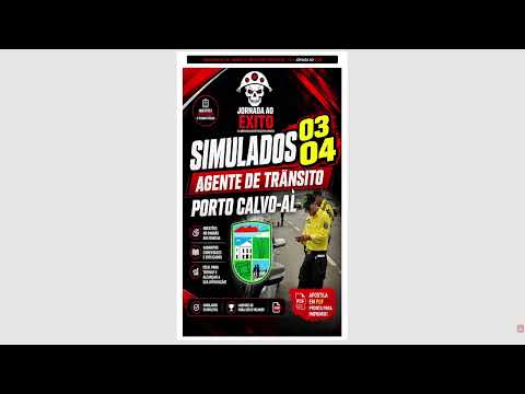 AGENTE DE TRÂNSITO DE PORTO CALVO-AL 2026: NÃO PERCA ESSA OPORTUNIDADE!