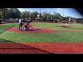 Fall Ball game Scituate vs Hingham RBI Double