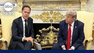 Trump meets with NATO Secretary General Mark Rutte