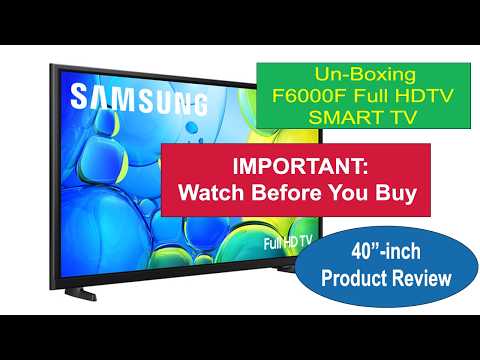 Should you buy Samsung F6000F SmartTV? - Unboxing Review