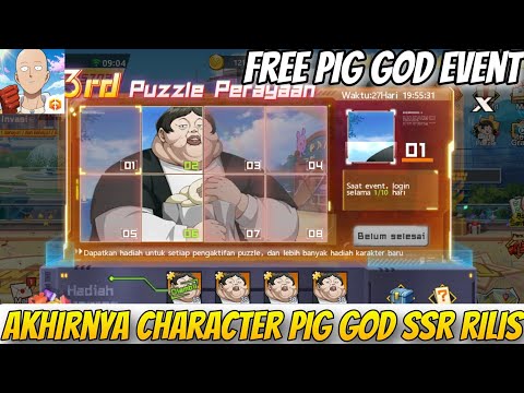 ANNIVERSARY FREE PIG GOD SSR🔥, AKHIRNYA FIX JADWAL BULAN INI RILIS - One Punch Man The Strongest