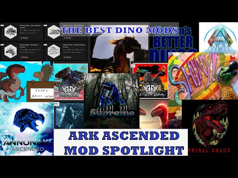 Top 10 Dino Mods for ASA | Ark Ascended Mod Spotlight | RR-Star, Supreme, Annunaki, Primal, Zodiac