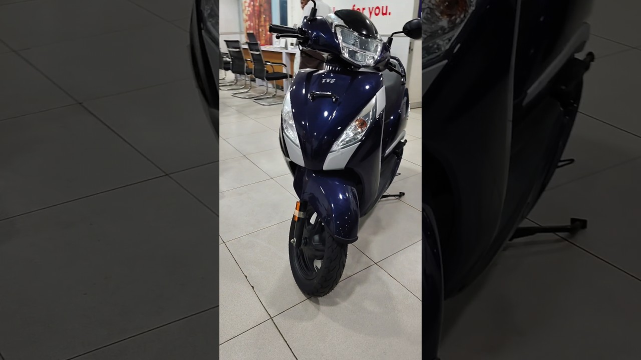 Short view 🔥🙂 New TVS Jupiter 125cc in Blue colour 2024 #bike #trending #jupiter125cc #2024