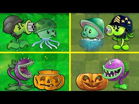 Random 10 Pair Plants Team Pvz1 vs Pvz 2 - Which Team Plant Will Win?