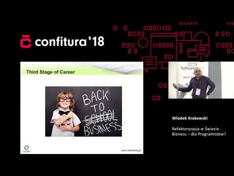 2018 - Włodek Krakowski - Refaktoryzacja w Świecie Biznesu – dla Programistów?